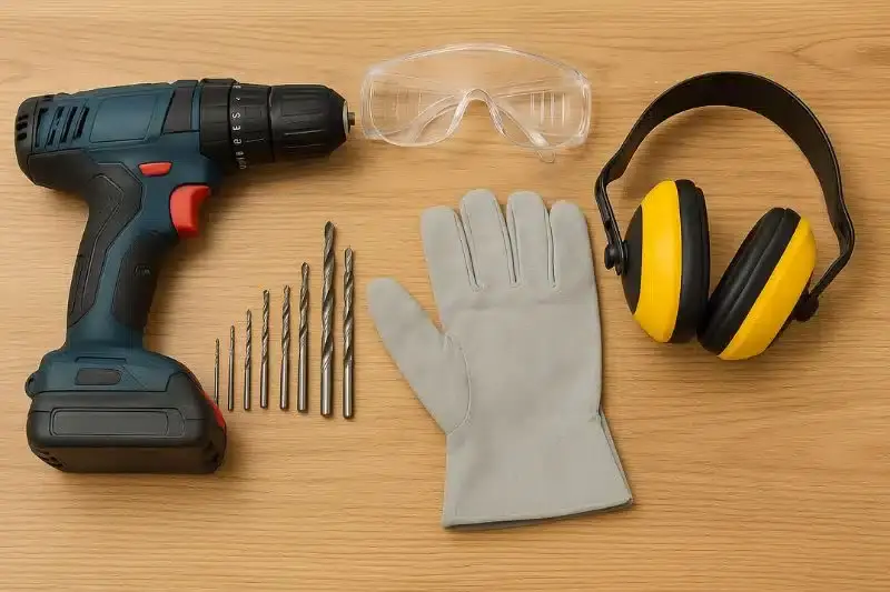 Cuidados e segurança ao furar madeira com uma parafusadeira