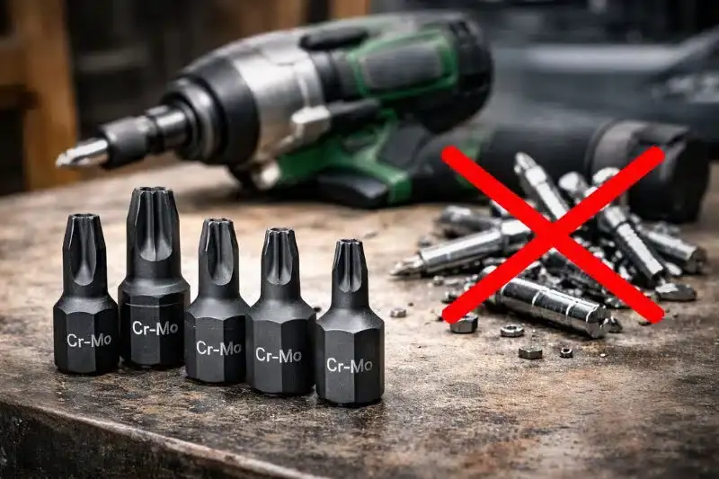 Pode utilizar qualquer ponteira em parafusadeira de impacto?